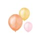 Sluitzegel ballonnen geel oranje roze
