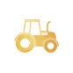 Sluitzegel tractor goud