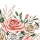 Sluitzegel vintage rozen