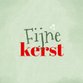 Kerst - fijne kerst groen