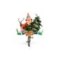 Kerstboom op de fiets