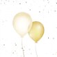Wit met ballonnen