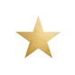 Algemeen - Gouden ster op wit