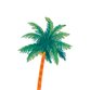 Sluitzegel palmboom