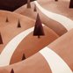 Landschaft rot M