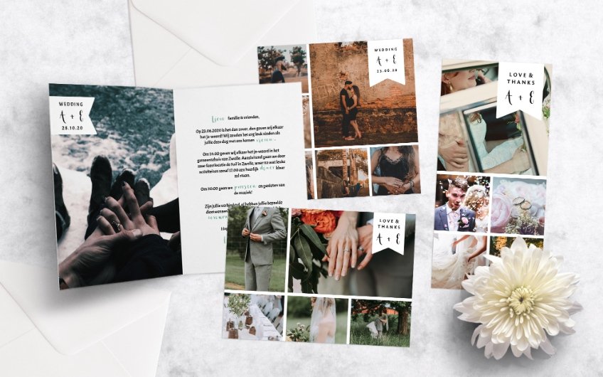 Trouw fotocollages