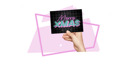 Retro kerstkaarten
