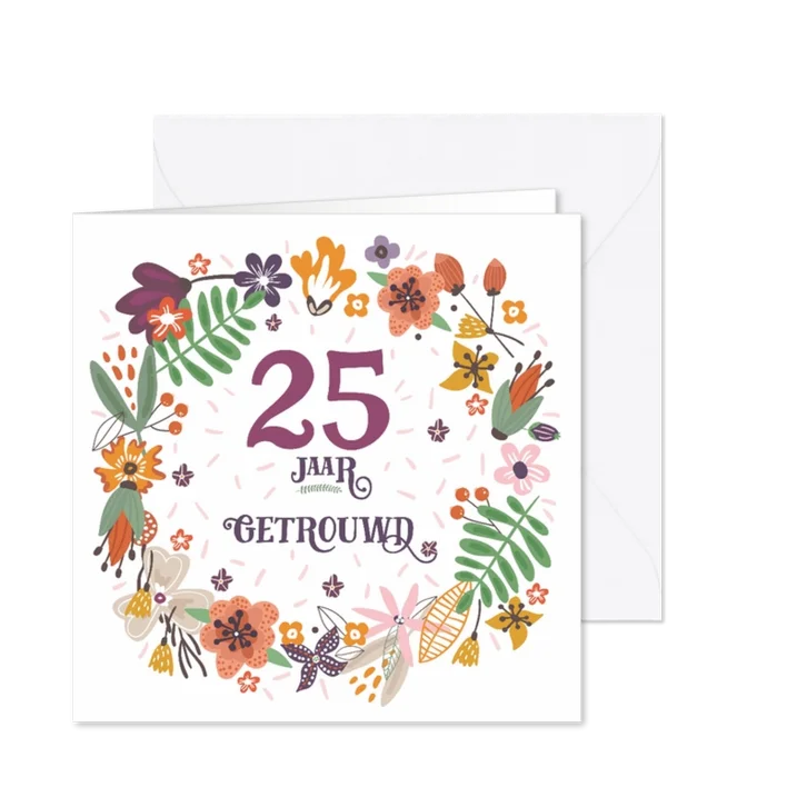 25 jaar getrouwd -IR