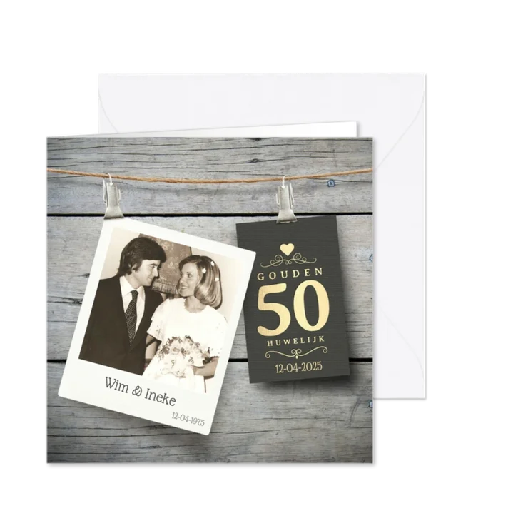 50 Jaar jubileum uitnodiging