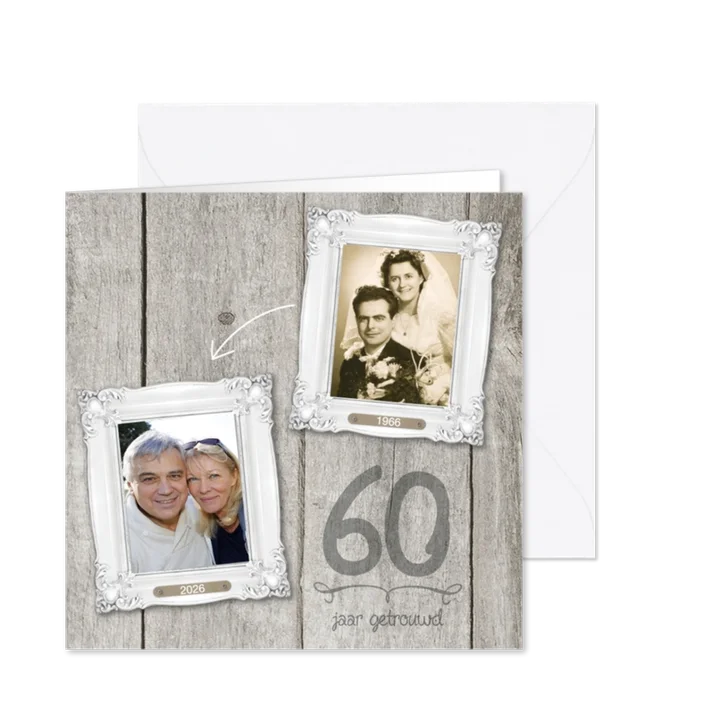 60 JAAR jubileumkaart