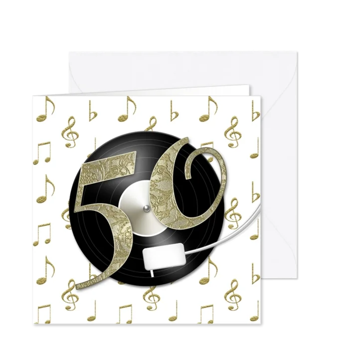 Feest 50 jaar LP goud 