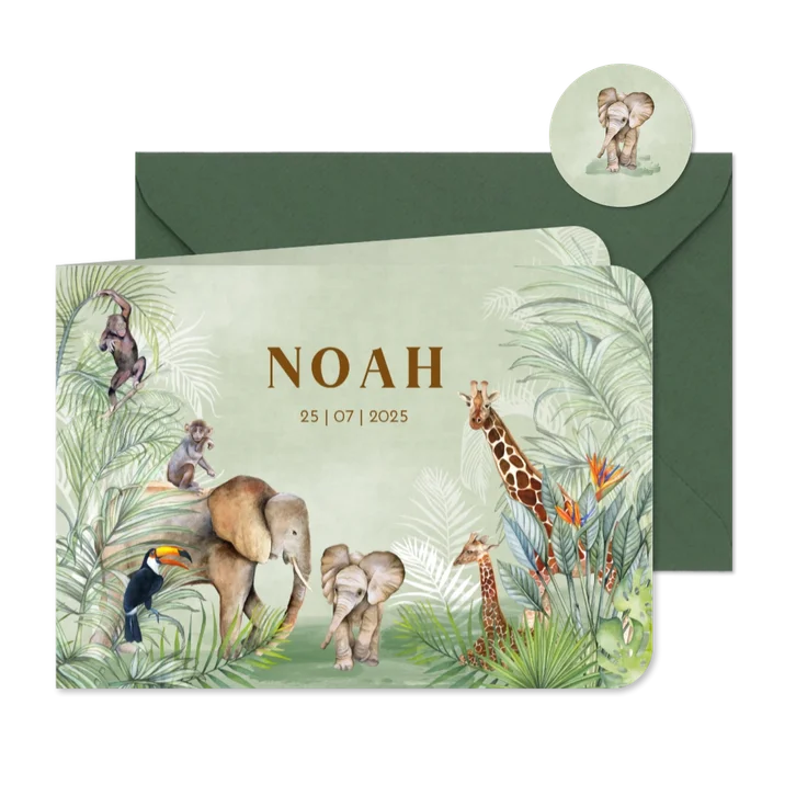 Geboorte dieren in jungle