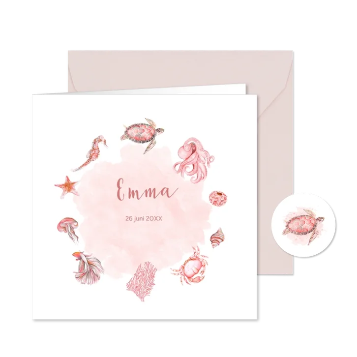 Geboorte zeediertjes meisje