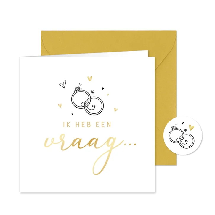 Getuige kaart doodle timeline illustratie hartjes goud
