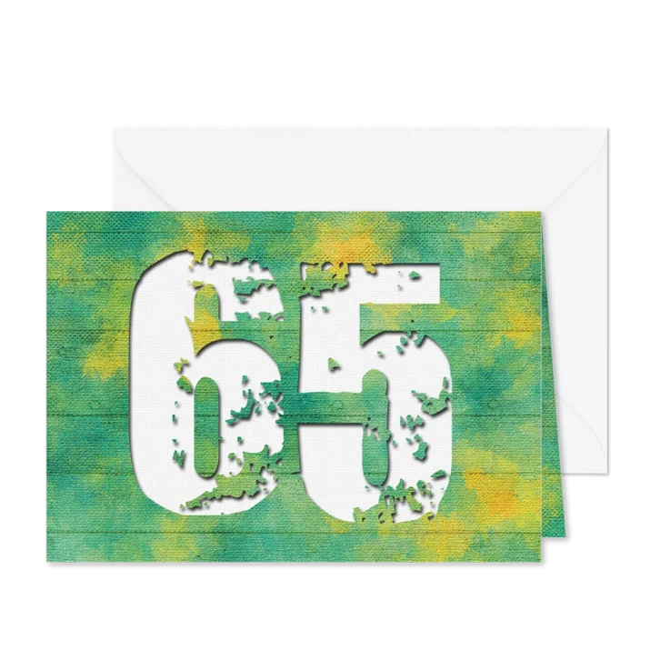 Groene uitnodiging 65 jaar