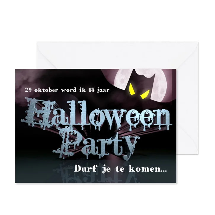 HALLOWEEN PARTY uitnodiging