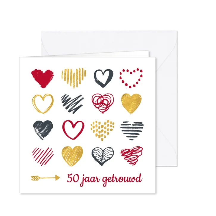 Jubileum 50 jaar hartjes