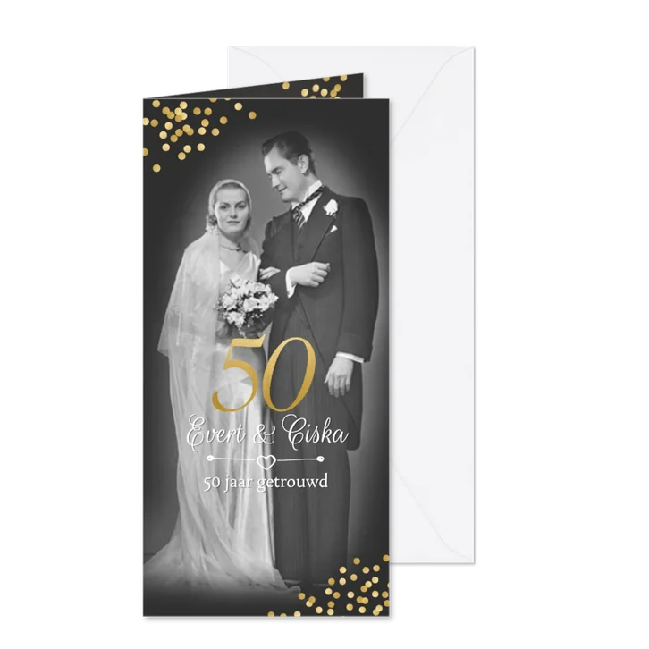 Jubileum 50 jaar met oude en nieuwe foto