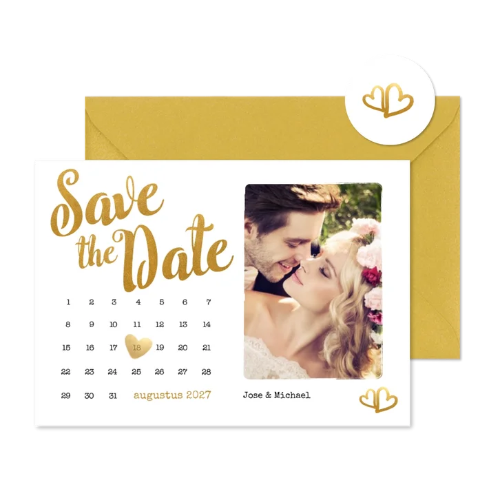 Kalender Save the Date foto - BK