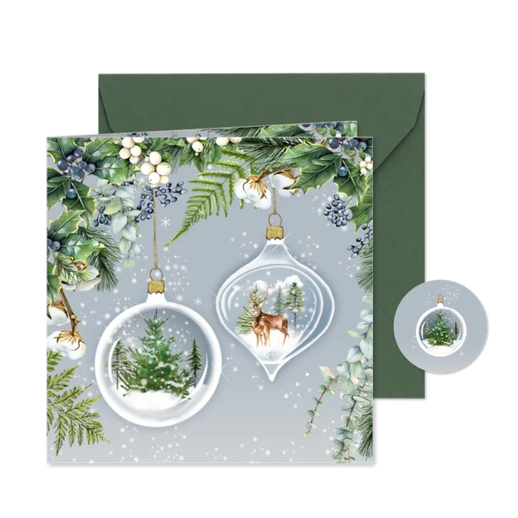 Kerst kerstballen kerstboom rendieren