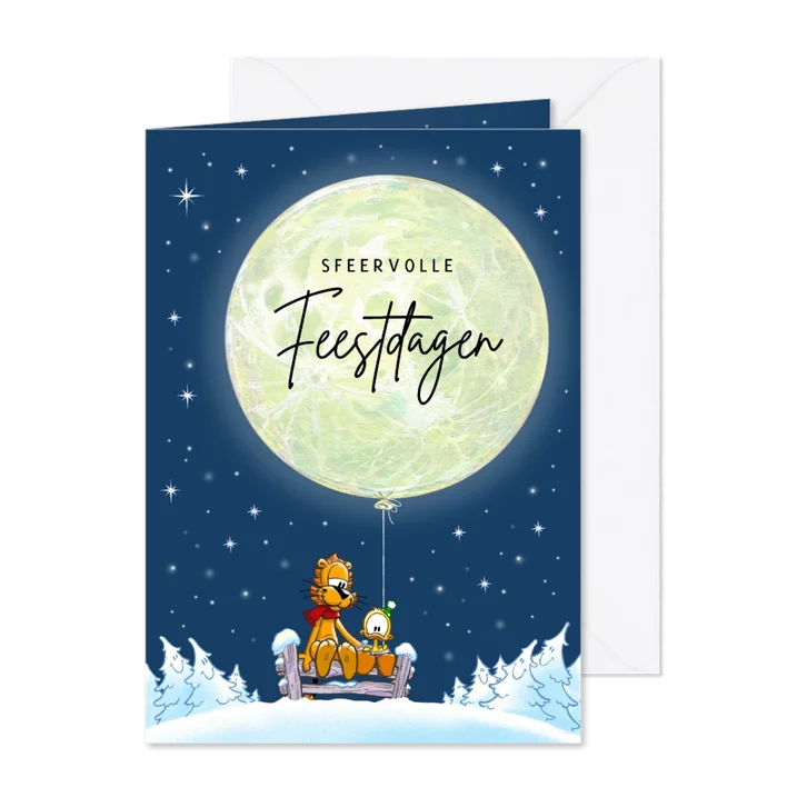 Kerst maan Loeki en Guusje