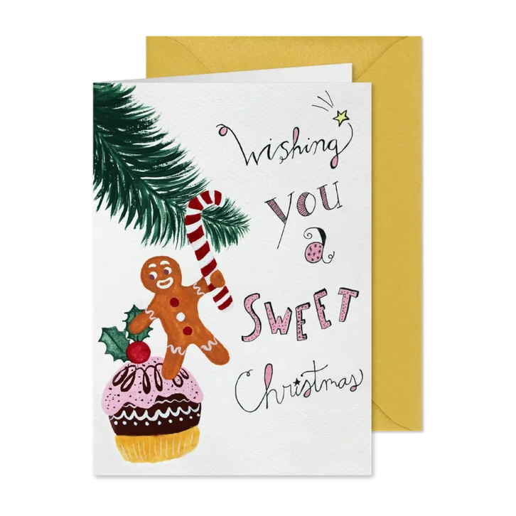 Kerstkaart CliniClowns peperkoek