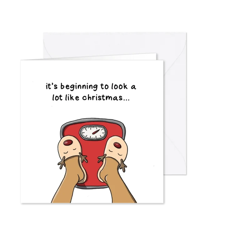 Kerstkaart it's beginning to look a lot like Christmas kaart