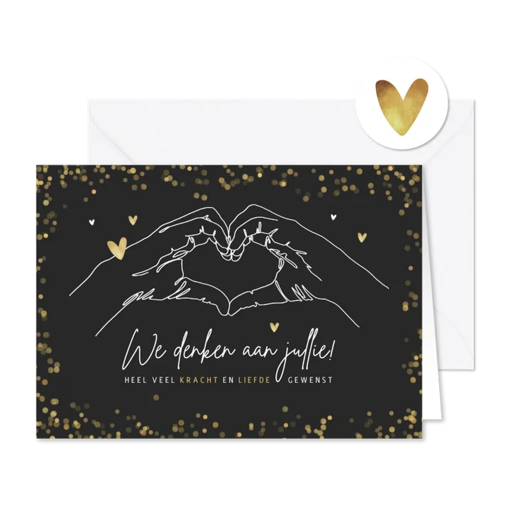 Kerstkaart sterkte moeilijke tijd verlies denken aan