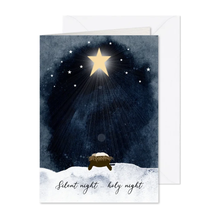 Kerstkaart Stille nacht