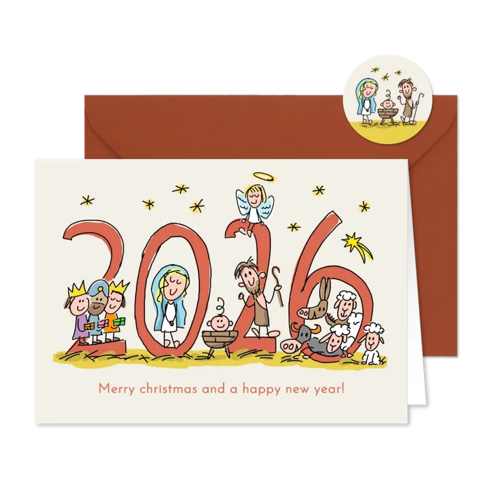 Kerststal met Josef en Maria in 2026