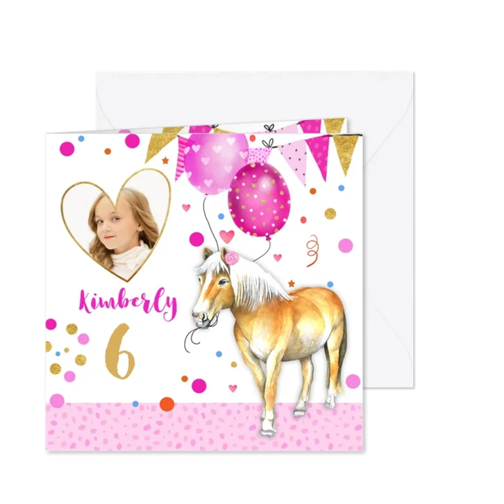 Kinderfeestje paardje ballonnen
