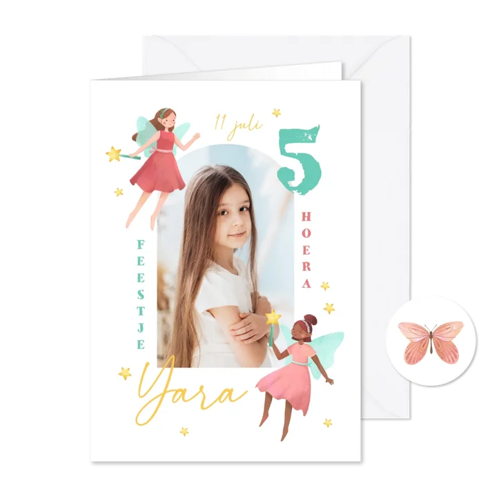 Kinderfeestje sprookje feeën foto magisch