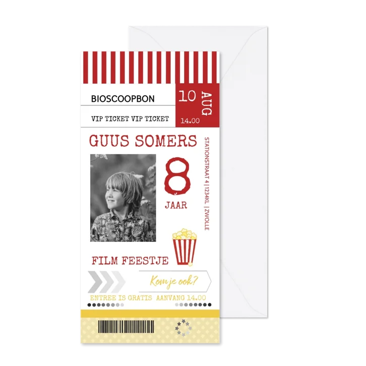 Kinderfeestje ticket film