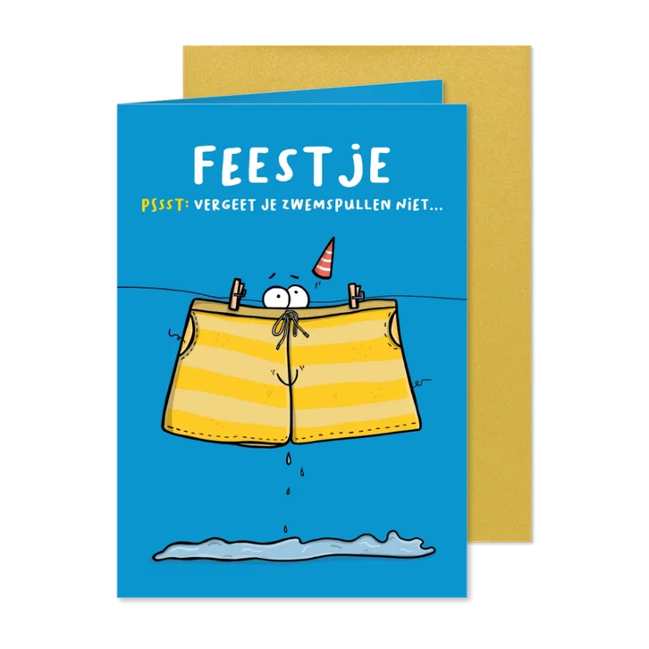 Kinderfeestje vergeet je je zwemspullen niet?