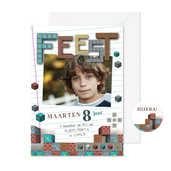 Minecraft Feestje Party Fun