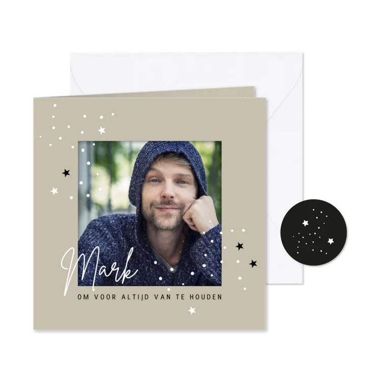 Rouwkaart om voor altijd van te houden