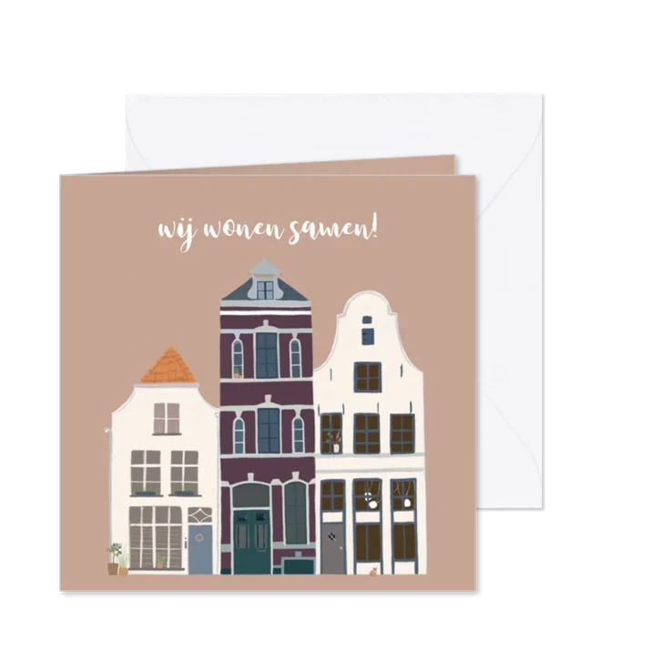 Samenwoonkaart karakteristieke huizen