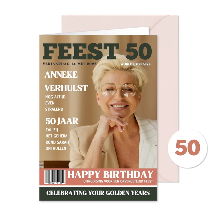 Sarah Tijdschrift verjaardag 50 jaar feest