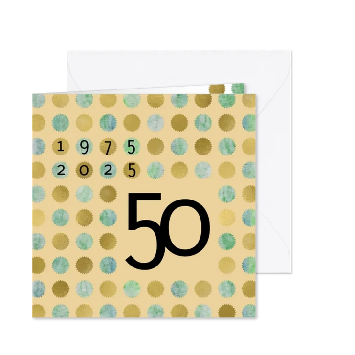 uitnodiging 50 gouden sterren