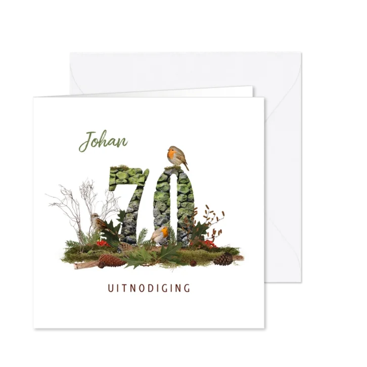 Uitnodiging 70 jaar vogels en bos