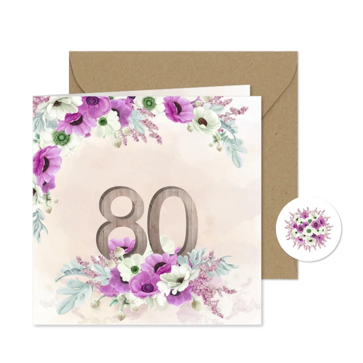 Uitnodiging  80 jaar anemonen