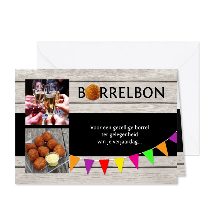 Uitnodiging borrelbon