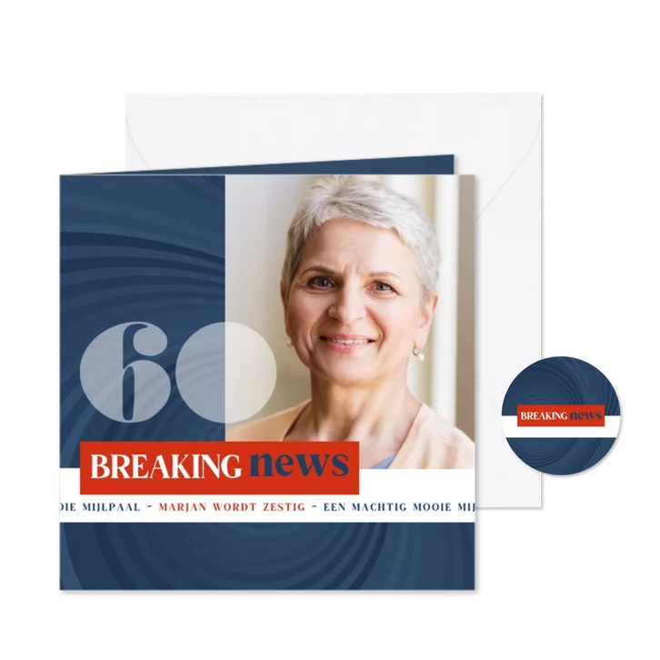 Uitnodiging breaking news 60