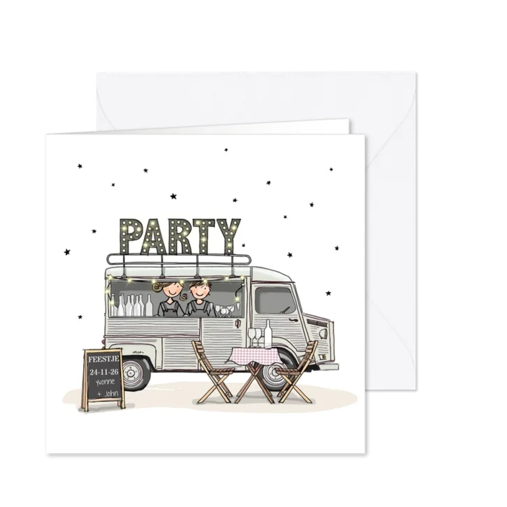 Uitnodiging Foodtruck HY bus