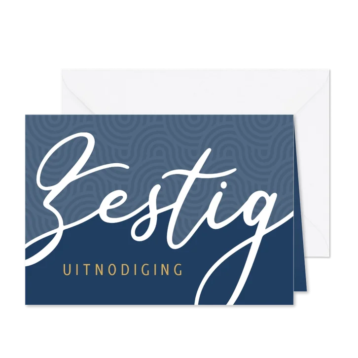 Uitnodiging geschreven 60