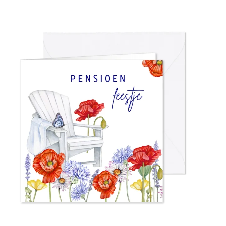 Uitnodiging pensioen klaprozen