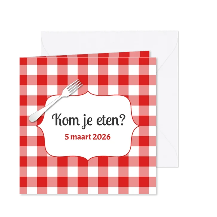 Uitnodiging voor diner - DH