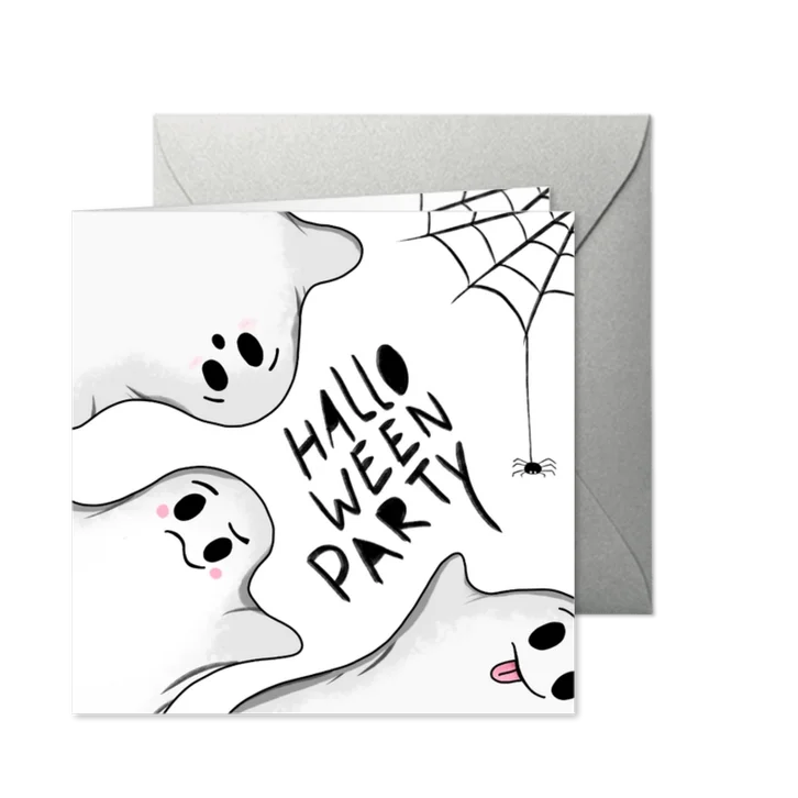 Uitnodiging voor een Halloween feestje