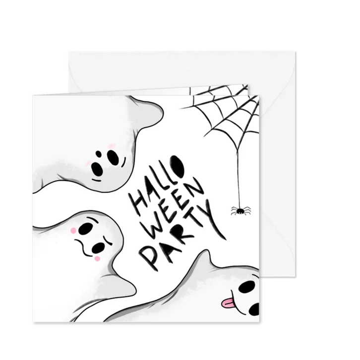 Uitnodiging voor een Halloween feestje