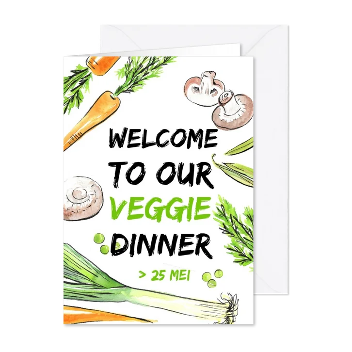 Veggie dinerkaart